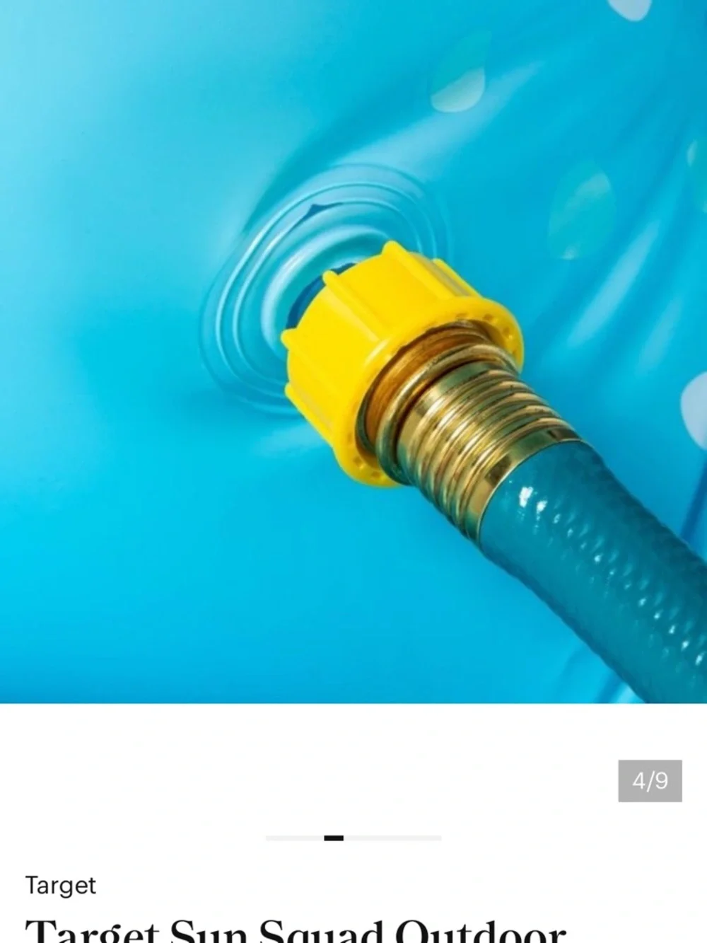 Target Inflatable Pool Hose Connector - Blue and Yellow - Picture 5 of 9